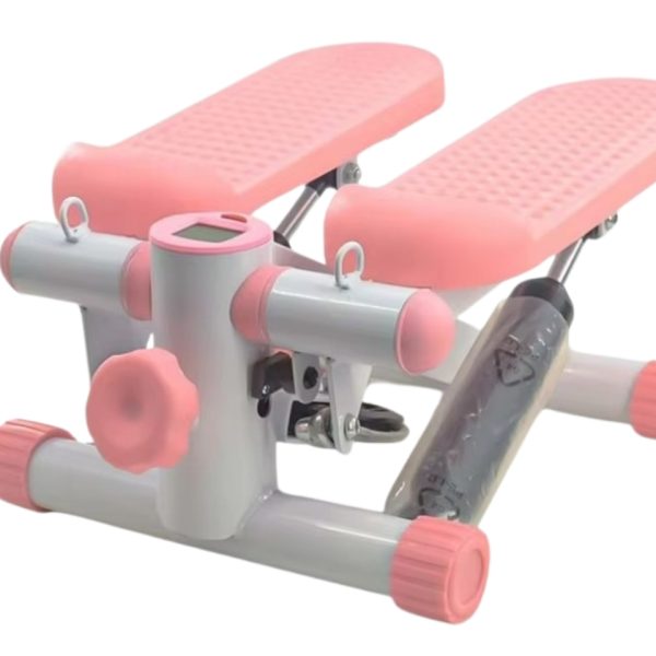 Rockman ProStep Fitness Machine with Resistance Bands - Pink