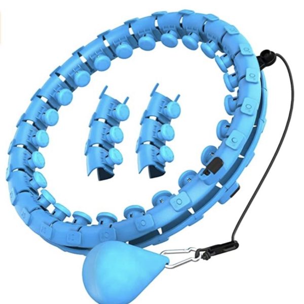 Weighted Hula Hoop for Abdomen Fitness and Waist Toning.