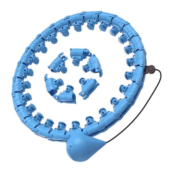 Hula Hoop Waist Abdomen Exercise Fitness Hoop - Blue