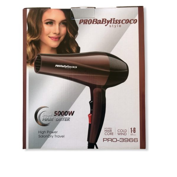 ProBabyLisscoco Smart Hair Dryer - Maroon