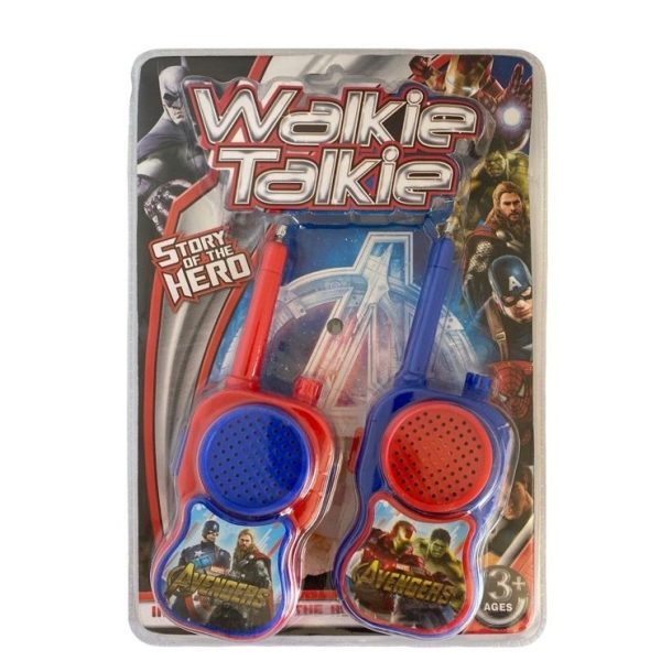 Avengers Long Range Walkie-Talkie Playset Toy for Kids