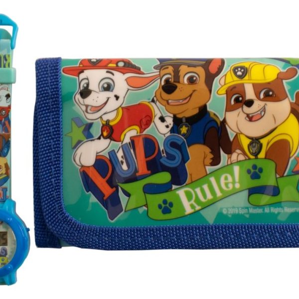 Paw Patrol Boys Watch & Wallet Set