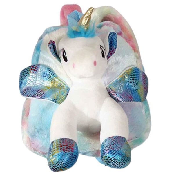 3D Unicorn Plush Back Pack Wallet Handbag Purse For Girls Gift Backpack
