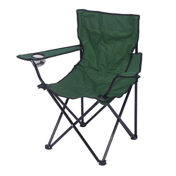 80x45x80cm Back Support Camping Chair HS-1 - Green