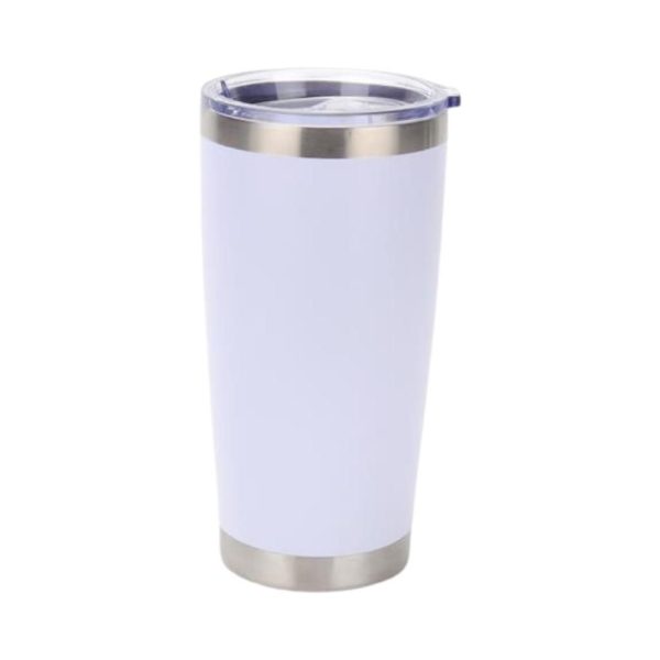New Elements Insulated Leak Proof Travel Mug/Stainless SteelTumbler_ 500ml - White