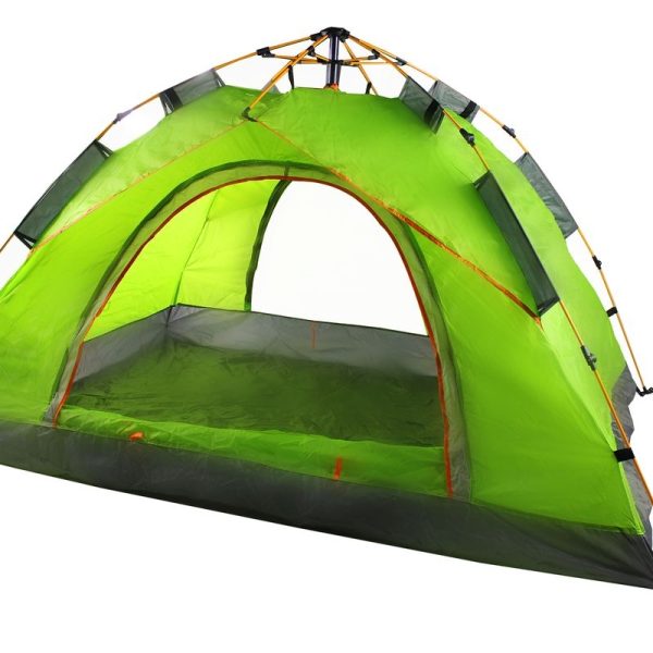 2-Person Water-Resistant Instant Camping Tent with Carry Bag - 205 x 130cm - Apple Green