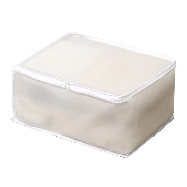 Set of 2 Dust-Proof Multi-purpose Foldable Storage Bag - White