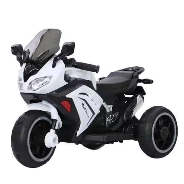 Electric Ride - On Toy Kids Bike Rechargeable Suitable for 2 - 3 years old - White