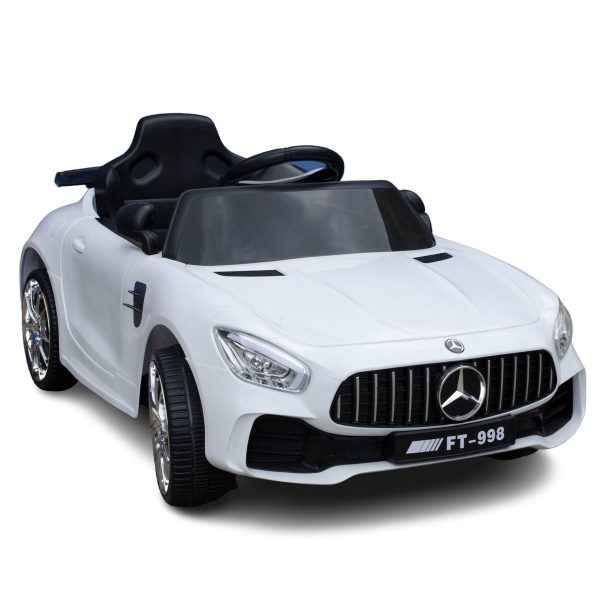 Kids Electric Ride on Cars Ride on Vehicle Toy Car with Remote - White