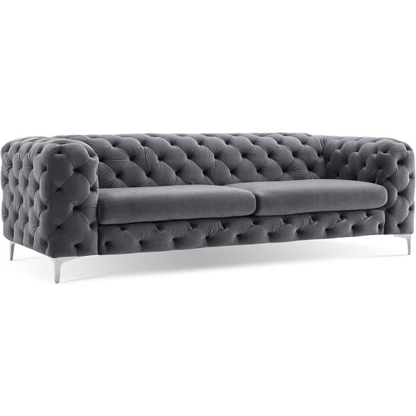 Juliette Deep Button Velvet 2-Steater Tufted Sofa - 2021 Edition