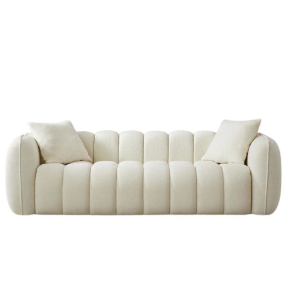 Reve 3-Seater Cream Sofa Couch
