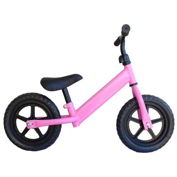Fluir Fun Kids 12" Balance Bike - 18 Months to 4 Years - Pink