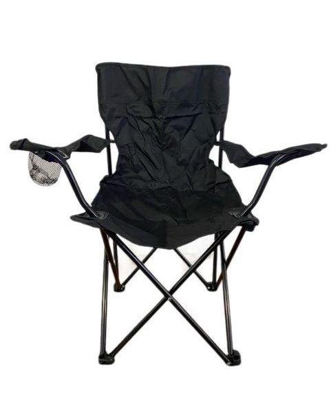 Junior Camping & Fishing Chair - Black