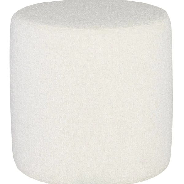 Roberta Terracotta Ottoman Collection - Cream Velvet
