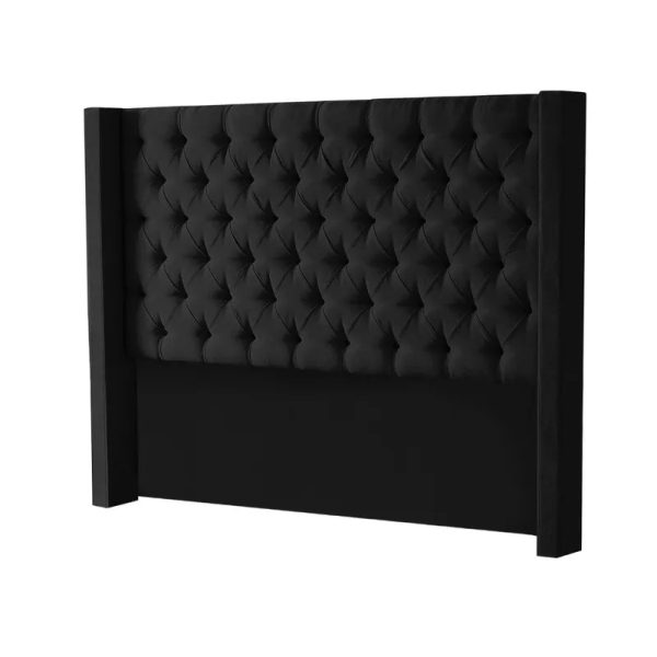 Hena Tufted Wingback Velvet Headboard