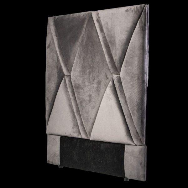 Lifestyle Diamond Design Headboard - Velvet - Queen