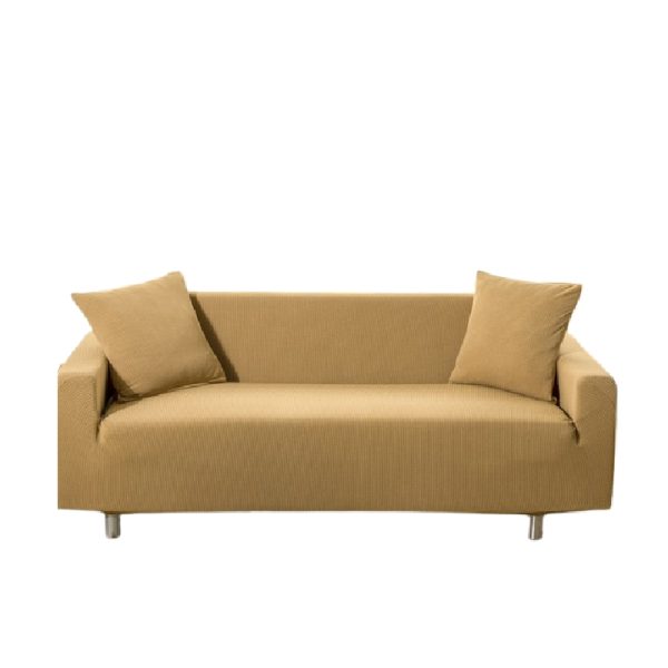 Washable 3.2.1 Seater - The Hub - Stretch Jacquard Couch Covers - Beige