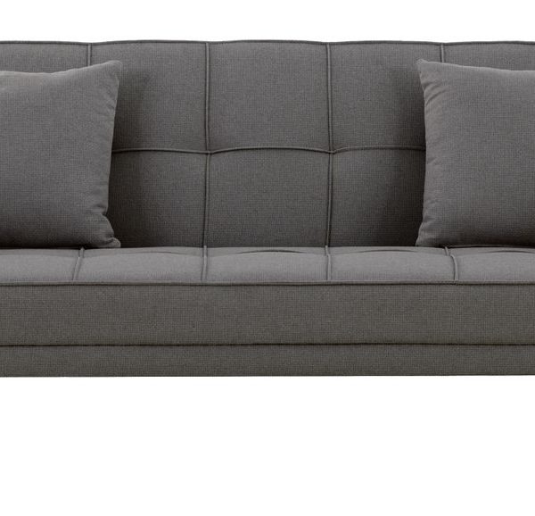 George & Mason - Louise Easy Care 3 Seater Sleeper Couch - Charcoal