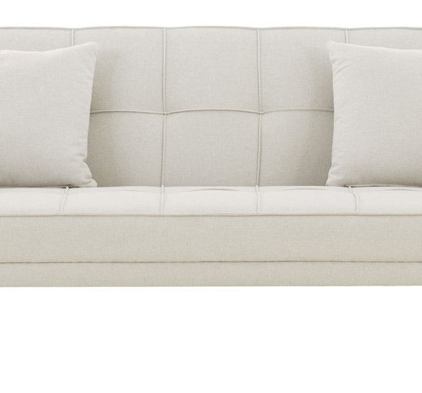 George & Mason - Louise Easy Care 3 Seater Sleeper Couch - Stone