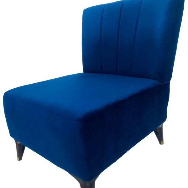 Celio Dior Collection - Tufted Modern Durable Blue Single Couch / Sofa