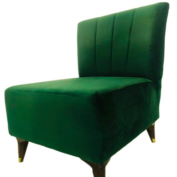 Celio Dior Collection - Tufted Modern Durable Green Single Couch / Sofa