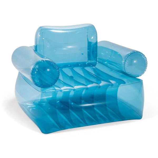 Intex Transparent Blue Armchair
