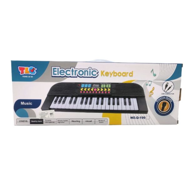 37 Key Musical Electronic Piano Keyboard with Microphone for Kids
