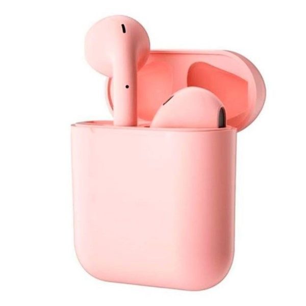 EasyApparel Wireless Bluetooth In-Ear Pods for iOS and Android Devices - Pink