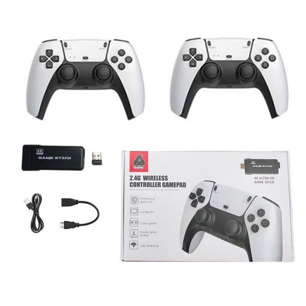Game Stick 4K HD TV Video Game PS1 Emulators 2.4G Wireless Game Console