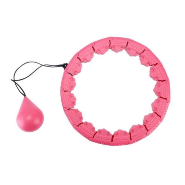 Weighted Hula Hoop with Gravity Ball for Adults Weight Loss Waist Trainer