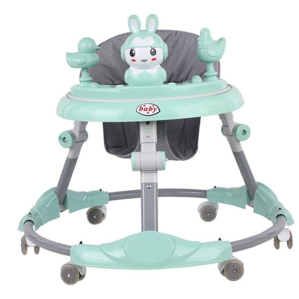 Multifunctional Baby Walker - Green Bunny