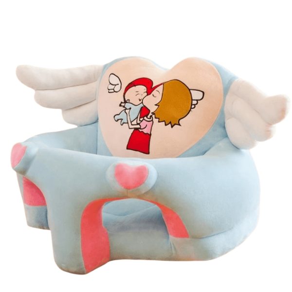 3-24 Month Fashion Baby Seat Cute Wings Learning To Sit Seat - Blue