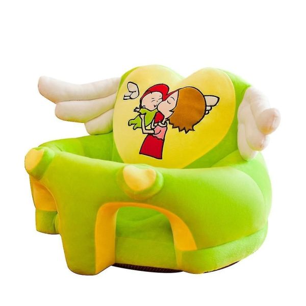 3-24 Month Fashion Baby Seat Cute Wings Learning To Sit Seat - Green