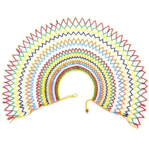 Multicoloured Zulu Beaded Shoulder Necklace