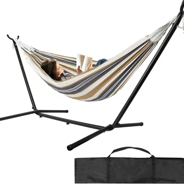 2 Persons Hammock With Solid Stand