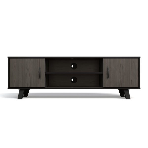 Price Cut - Foundation TV Stand - Smoked Cedar