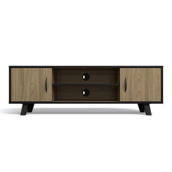 Price Cut - Foundation TV Stand - Swiss Elm