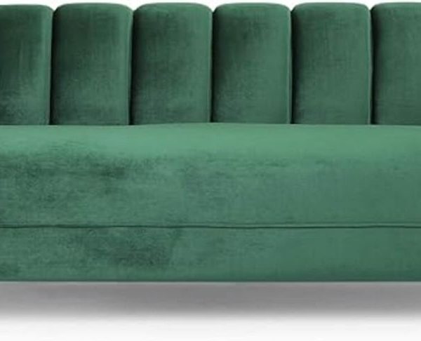Kelly Velvet 3 Seater Sofa - Green