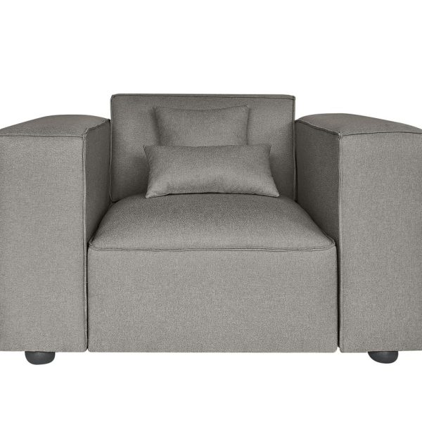 Couch in a Box 1 Seater Fixed Sofa - Cool Grey