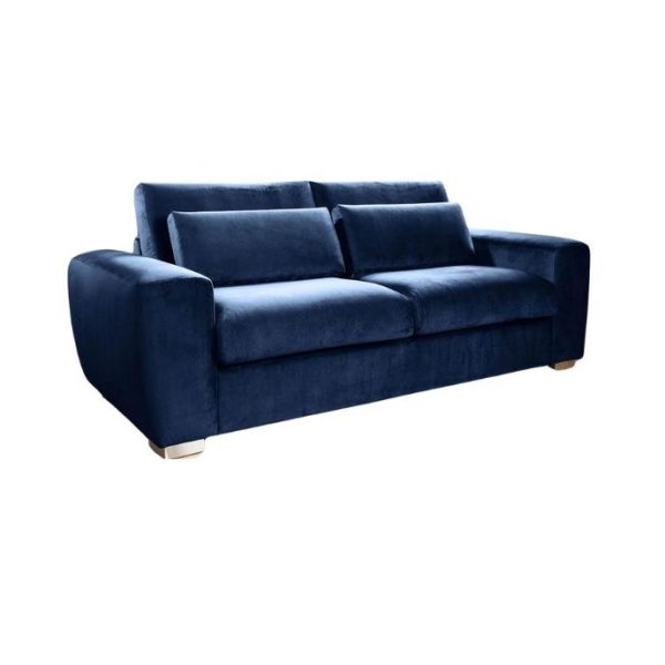Navada 3 Seater Sofa Couch - Blue