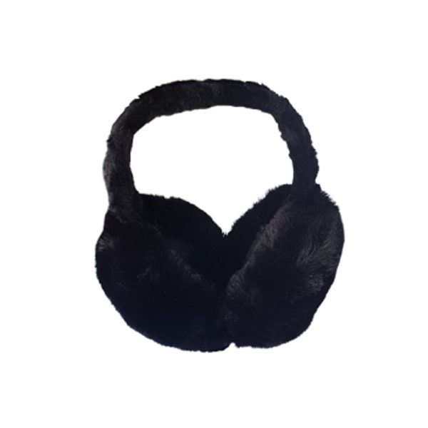 Warm Winter Ear Muffs -Winter Alice Band - Black