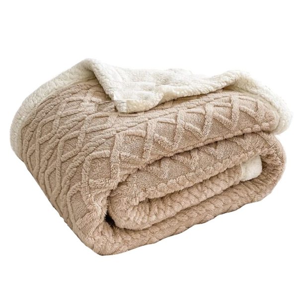 Warm Flannel Fluffy Throw Fleece Soft Thick Blankets