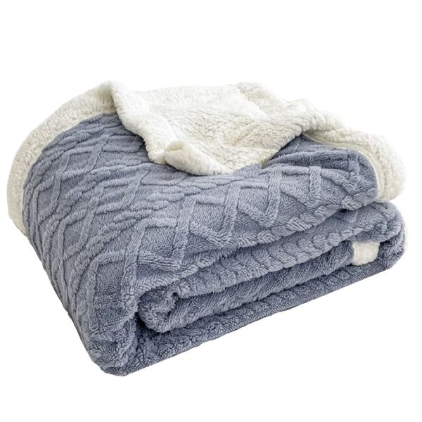Warm Flannel Fluffy Throw Fleece Soft Thick Blankets
