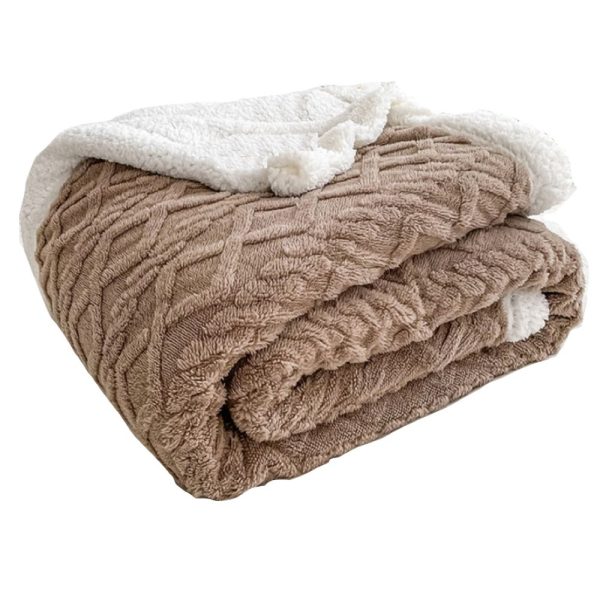 Warm Flannel Fluffy Throw Fleece Soft Thick Blankets