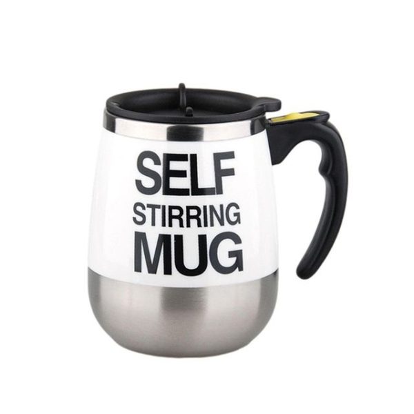 Stainless steel 0.35 L 1 Pack Mug - White