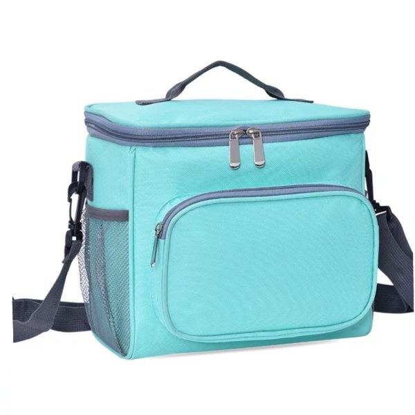Lunch meal shoulder bag - Light Blue