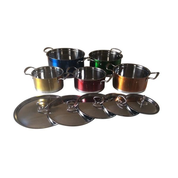 10 Piece Cookware Pot Set